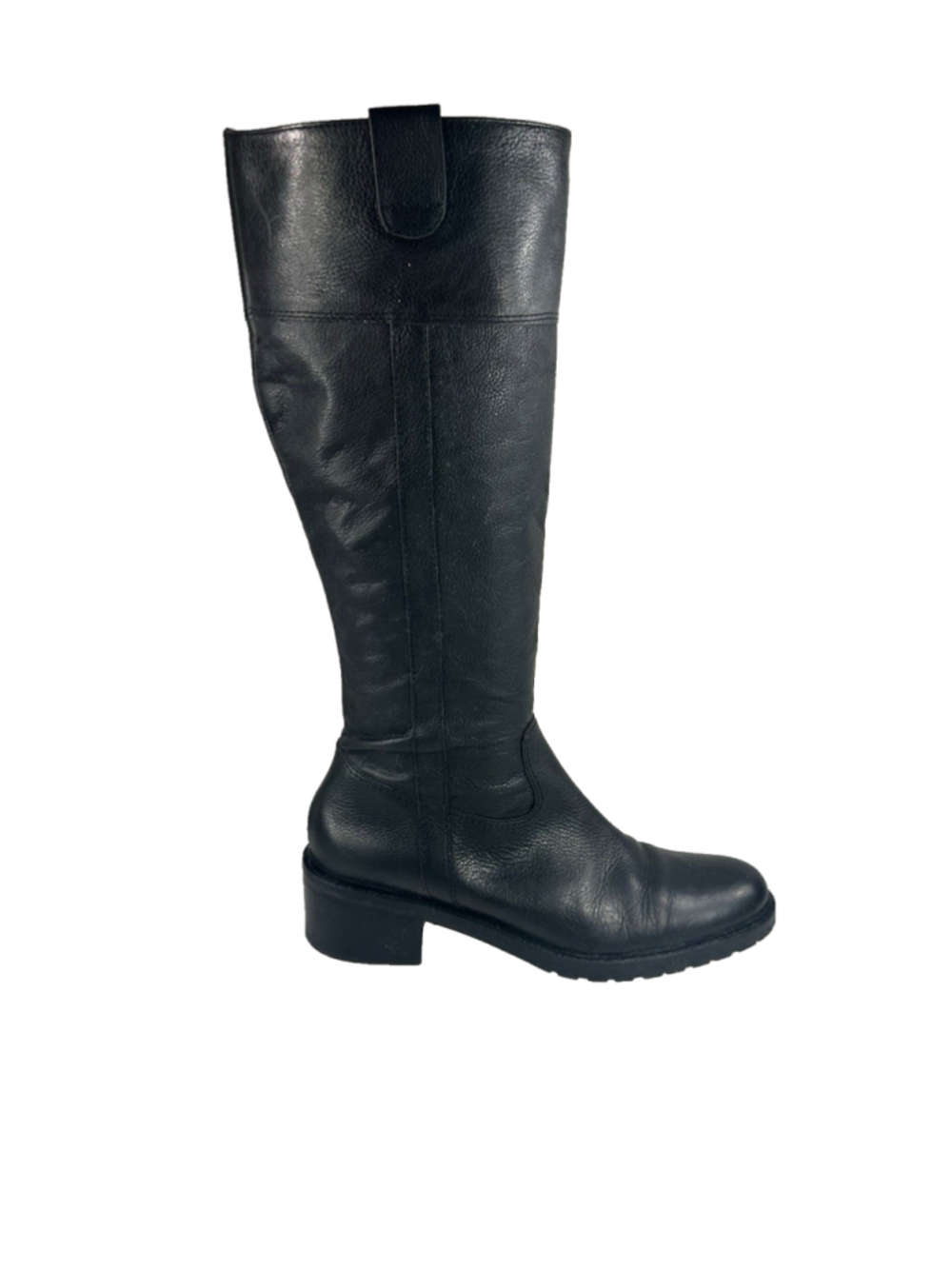 Banana Republic Black Leather riding Boot size 7 M
